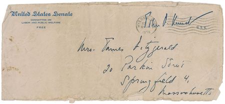 Lot #60 John F. Kennedy: “I am confident that it will be passed by the Congress next session regardless of the veto” - Image 3