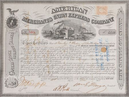 Lot #284 William Fargo Signed Document - Image 2