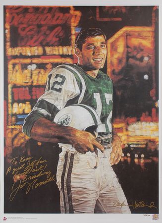 Lot #1015 Joe Namath Lithograph - Image 2