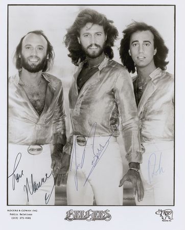Lot #821 Bee Gees Signed Photograph - Image 1