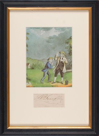 Lot #288 William Franklin Signature - Image 2