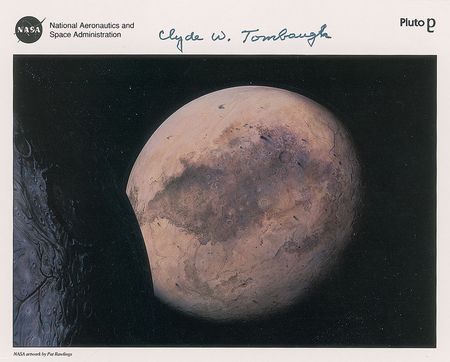 Lot #533 Clyde W. Tombaugh Signed Photograph - Image 1