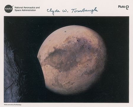 Lot #533 Clyde W. Tombaugh Signed Photograph - Image 2