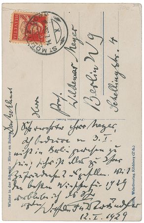 Lot #763 Wilhelm Furtwangler Handwritten Letter Signed - Image 1
