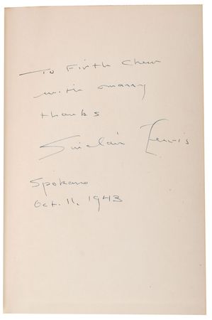 Lot #701 Sinclair Lewis Book - Image 1