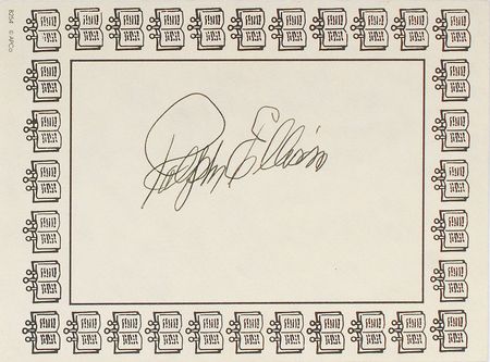 Lot #689 Ralph Ellison - Image 1