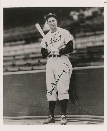 Lot #1003 Hank Greenberg Signed Photograph - Image 2