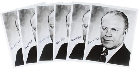 Lot #107 Gerald Ford Signed Photograph - Image 2