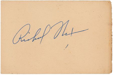 Lot #101 Richard Nixon - Image 1