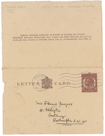 Lot #657 George Orwell: ?Eric? becomes ?Orwell??a rare late-1932 letter - Image 2