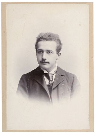 Lot #171 Albert Einstein: Remarkable 1890s portraits of Einstein and his first true love - Image 2