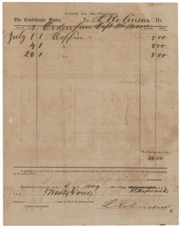 Lot #368 Confederate Document - Image 2