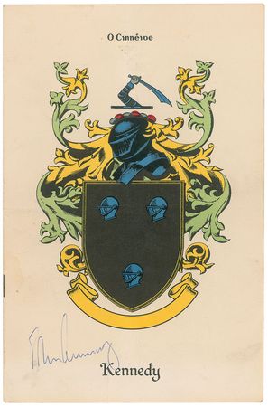 Lot #59 John F. Kennedy: Honored by the Irish Institute of New York City - Image 2