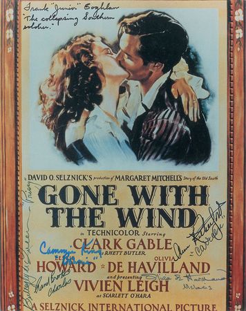 Lot #925 Gone With the Wind Signed Photograph - Image 1