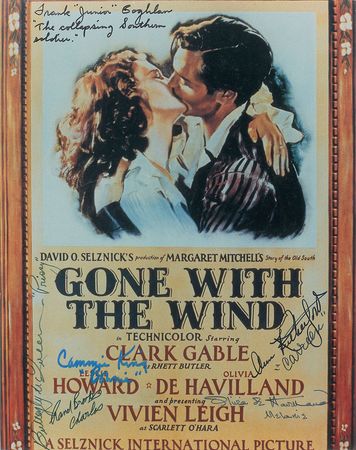 Lot #925 Gone With the Wind Signed Photograph - Image 2