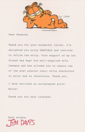 Lot #607 Jim Davis - Image 1