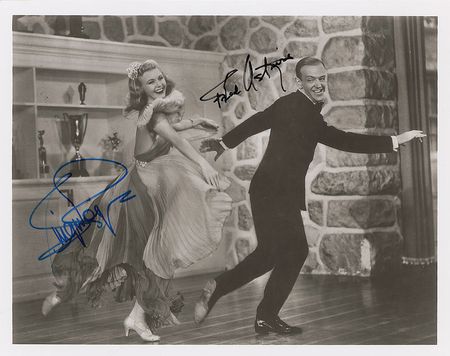 Lot #907 Fred Astaire and Ginger Rogers Signed Photograph - Image 2