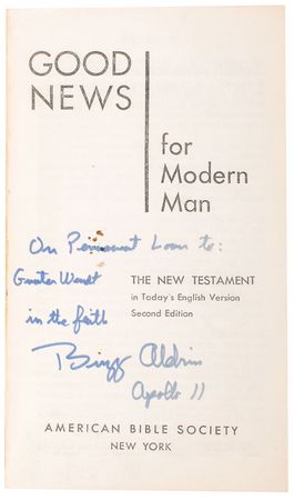 Lot #5045 Guenter Wendt?s Book Presented by Aldrin at Apollo 11 Launch - Image 1