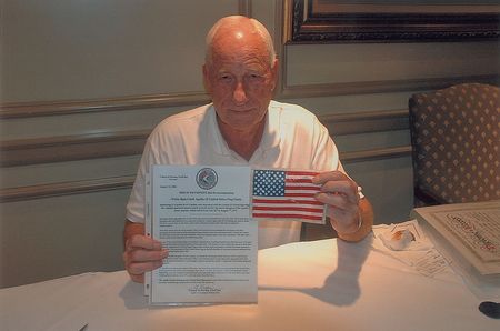 Lot #5079 Al Worden?s Apollo 15 Flown Flag Patch - Image 4