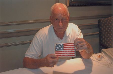 Lot #5079 Al Worden?s Apollo 15 Flown Flag Patch - Image 5