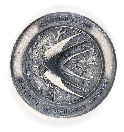 Lot #5083 Al Worden?s Apollo 15 Robbins Medal - Image 1