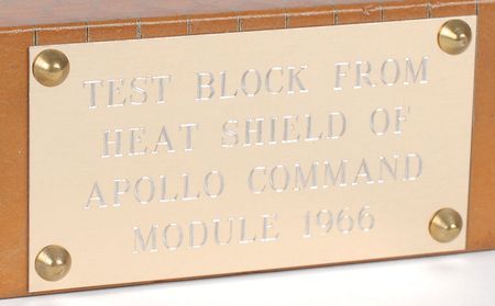 Lot #5026 Apollo CM Heat Shield Test Block - Image 3