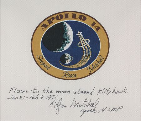 Lot #5074 Edgar Mitchell?s Apollo 14 Flown Beta Cloth - Image 1