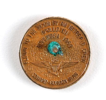 Lot #5057 Charles Conrad?s Apollo 12 Lunar Surface Flown Lapel Pin - Image 3