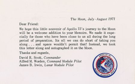 Lot #5086 Apollo 15 Flown ?Phases of the Moon? Cover - Image 3