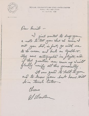 Lot #5086 Apollo 15 Flown ?Phases of the Moon? Cover - Image 4