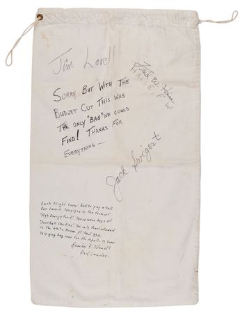 Lot #5069 Guenter Wendt?s Apollo 13 ?Gag Bag? - Image 1