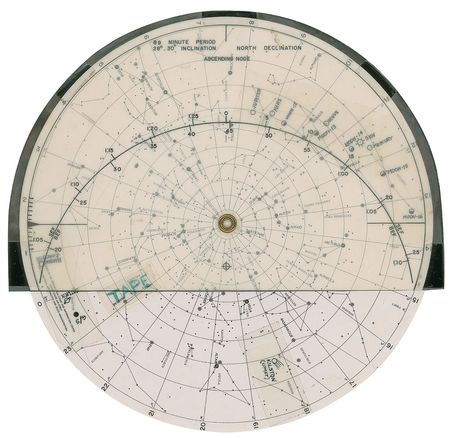 Lot #5020 Gemini 11 Flown Star Chart
