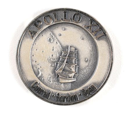 Lot #5064 Tom Stafford?s Apollo 12 Flown Robbins Medal - Image 1