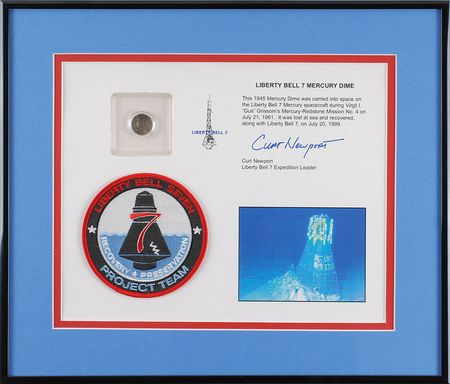 Lot #5005 Liberty Bell 7 Flown Dime