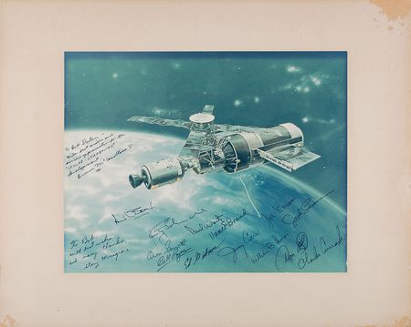 Lot #5106 Skylab Oversized Signed Photograph  - Image 2