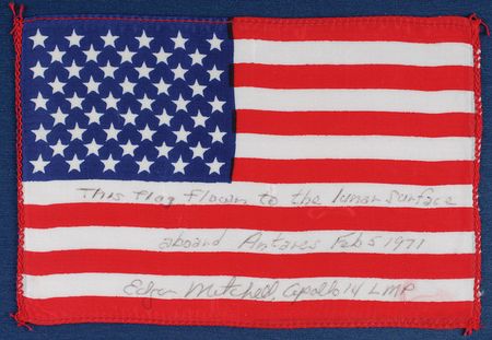 Lot #5073 Edgar Mitchell?s Apollo 14 Flown Flag - Image 2