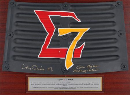 Lot #5007 MA-8’s Hand-painted Logo Signed by