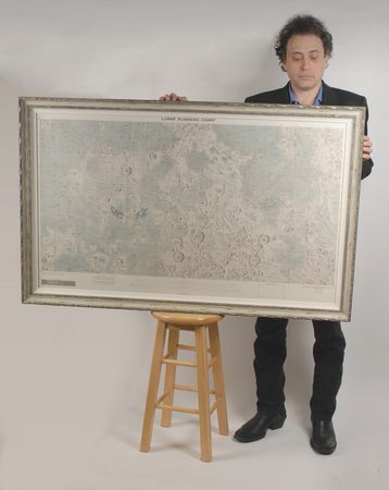 Lot #5024 Lunar Planning Chart Signed by Six Moonwalkers - Image 8
