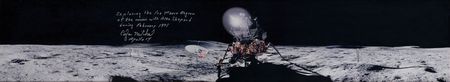 Lot #5076 Edgar Mitchell Signed Panorama - Image 1