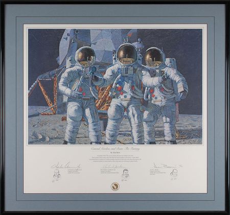 Lot #5065 Apollo 12 Signed Print - Image 1