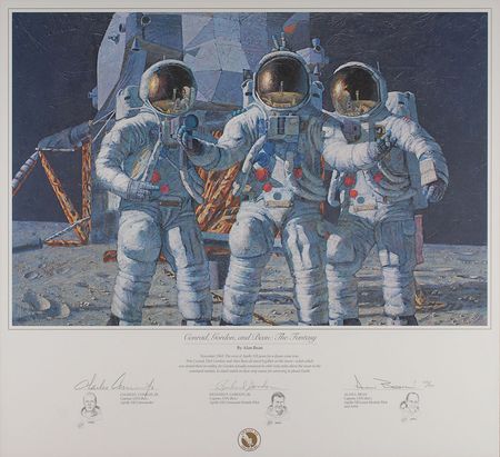 Lot #5065 Apollo 12 Signed Print - Image 2