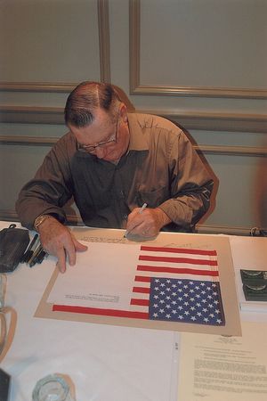 Lot #5053 Richard Gordon?s Apollo 12 Oversized Flown Flag - Image 5