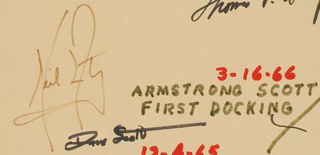 Lot #5012 Mercury and Gemini Astronauts Signed Display - Image 3