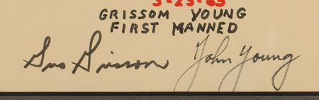 Lot #5012 Mercury and Gemini Astronauts Signed Display - Image 7