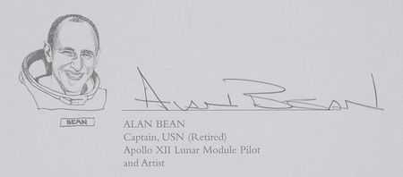 Lot #5087 Dave Scott and Alan Bean Signed Print - Image 3