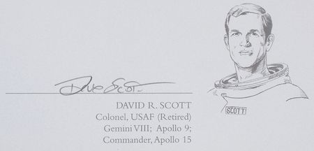 Lot #5087 Dave Scott and Alan Bean Signed Print - Image 4
