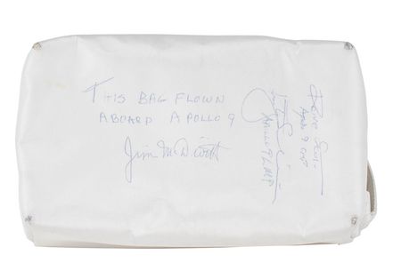 Lot #5038 Jim McDivitt?s Apollo 9 Flown Tissue Dispenser Assembly - Image 1
