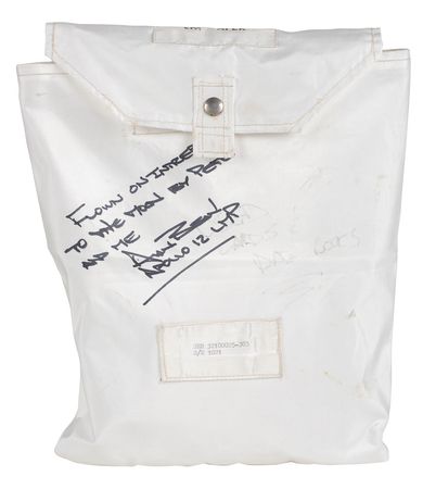Lot #5059 Alan Bean?s Apollo 12 Flown Data Bag - Image 1