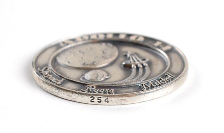 Lot #5075 Edgar Mitchell?s Apollo 14 Flown Robbins Medal - Image 3