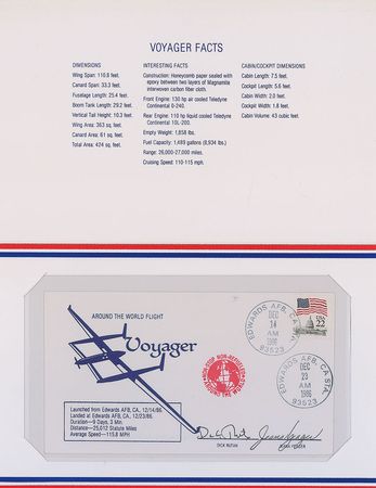Lot #576  Voyager: Rutan and Yeager - Image 2